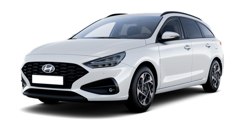 Renting Particulares Hyundai i30-CW 1.0 TGDI 48 V Klass Atlas White