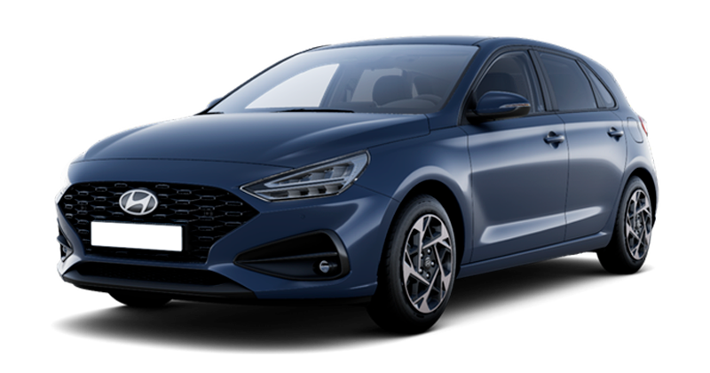 Renting Particulares Hyundai i30-1.0 TGDI 48v Klass DCT 5P Sailing Blue