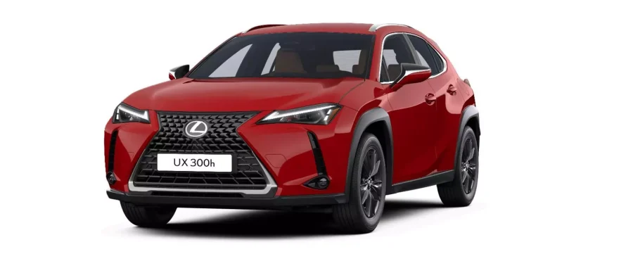 Renting Particulares Lexus UX 300h UX+ Rojo, Negro Graphite, Gris Berlín, Blanco Santorini, Verde Oliva