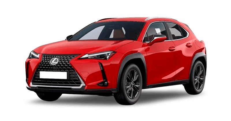 Renting Particulares Lexus UX-300h UX+ Rojo, Negro Graphite, Gris Berlín, Blanco Santorini, Verde Oliva