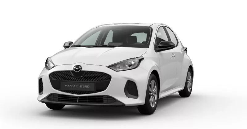 Renting Particulares Mazda 2 Hybrid 1.5 CVT Centre-Line Lunar White