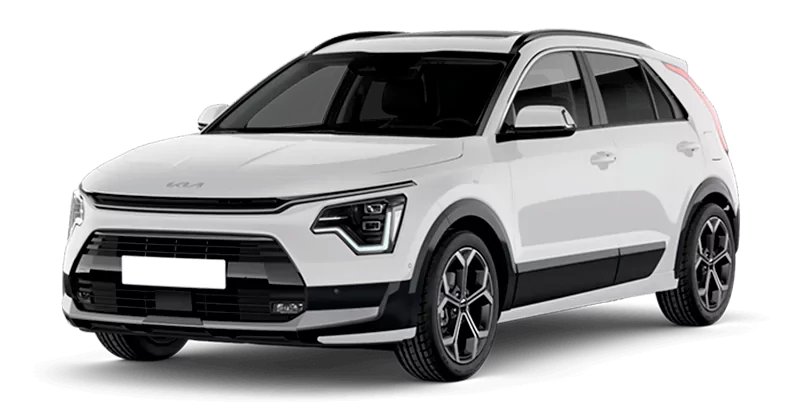Renting Particulares Kia Niro-1.6 HEV Concept Clear White, Runway Red, Steal Grey, Interstellar Grey, Aurora Black, Snow White Pearl