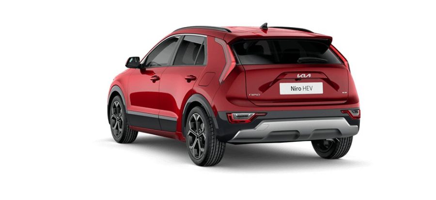 Renting Particulares Kia Niro 1.6 HEV Concept Runway Red, Clear White