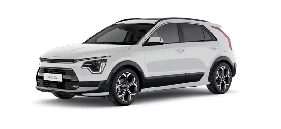 Renting Particulares Kia Niro 1.6 HEV Concept Clear White, Runway Red, Steal Grey, Interstellar Grey, Aurora Black, Snow White Pearl