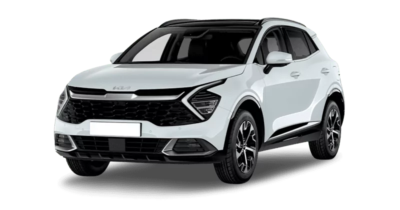 Renting Particulares Kia Sportage-1.6 HEV Drive Casa White, Experience Green, Dark Penta Metal, Blue Fame, Deluxe White