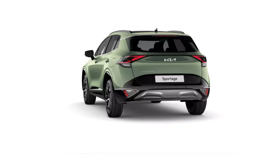 Renting Particulares Kia Sportage 1.6 T-GDi HEV Drive 4×2 Experience Green, Cassa White, Dark Penta Metal, Deluxe White