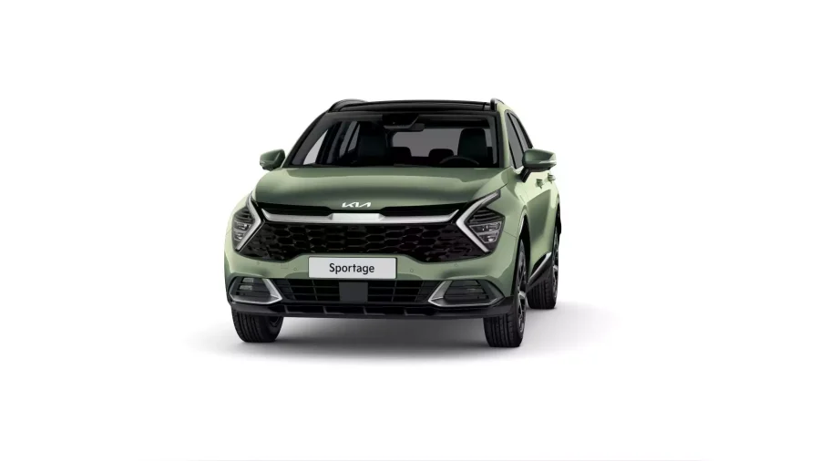 Renting Particulares Kia Sportage 1.6 T-GDi HEV Drive 4×2 Experience Green, Cassa White, Dark Penta Metal, Deluxe White