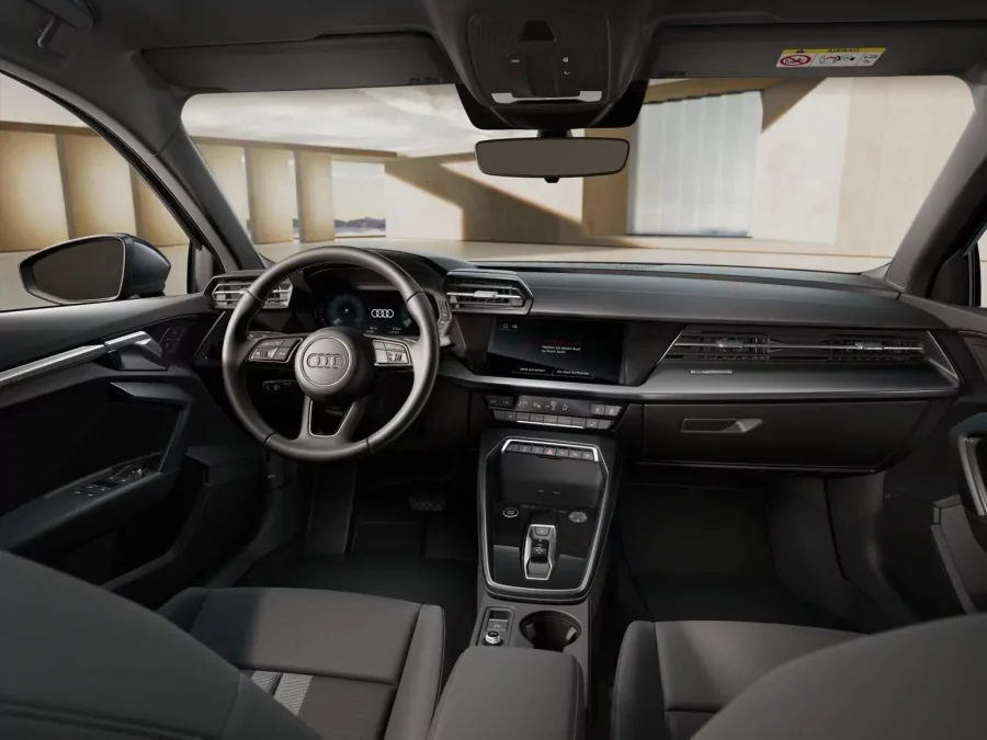 Renting Particulares Audi A3 Sportback 35 TFSI S tron Advanced Gris Manhattan Metalizado, Blanco Glaciar Metalizado