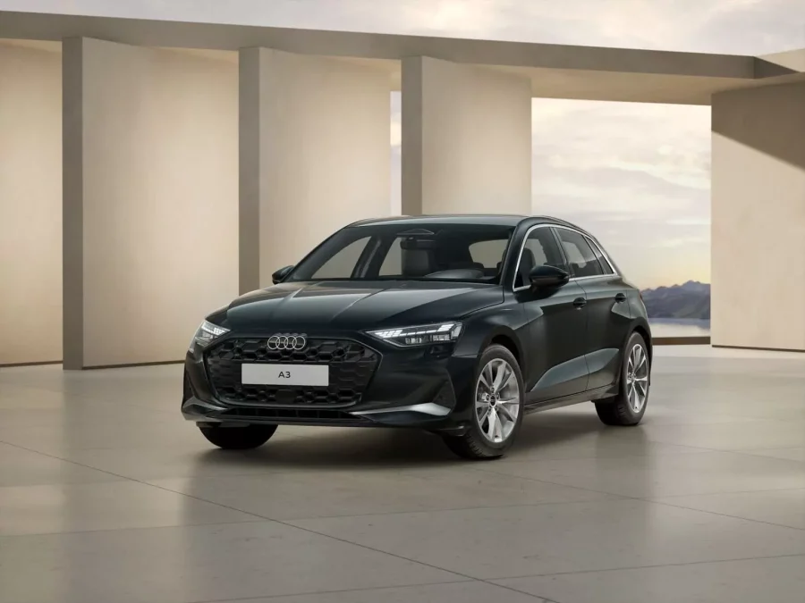 Renting Particulares Audi A3 Sportback 35 TFSI S tron Advanced Gris Manhattan Metalizado, Blanco Glaciar Metalizado