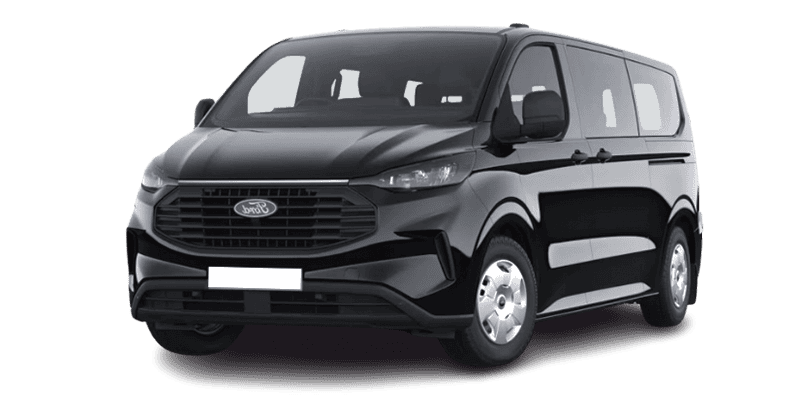 Renting Particulares Ford Transit-Custom Kombi 2.0 EcoBlue Auto. 320 L2 Trend Negro