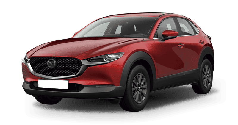 Renting Particulares Mazda CX-30 2.5 e-Skyactiv G MHEV MT Prime-Line Crystal Soul Red