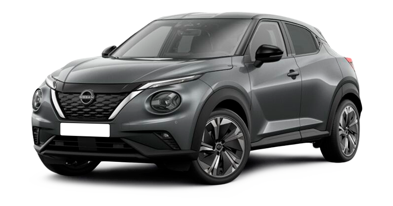 Renting Particulares Nissan Juke 1.6 Hybrid N-Connecta Automático Skyline grey, Blanco