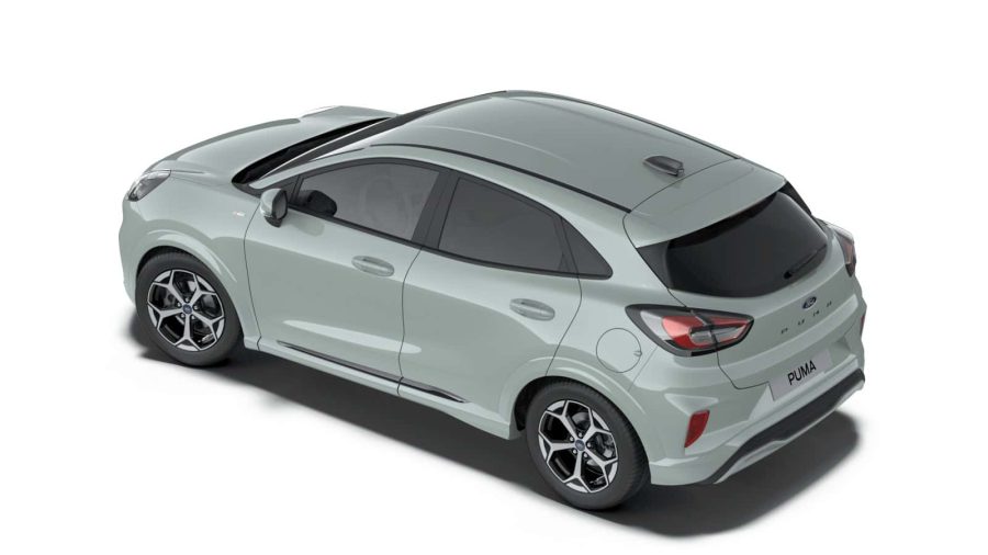 Renting Particulares Ford Puma 1.0 EcoBoost MHEV ST-Line Gris Cactus, Blanco