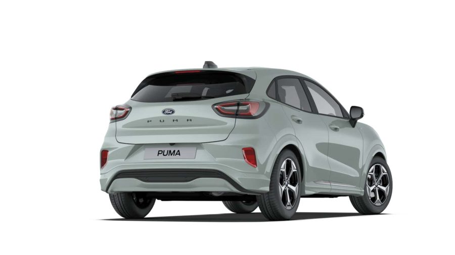 Renting Particulares Ford Puma 1.0 EcoBoost MHEV ST-Line Gris Cactus, Blanco