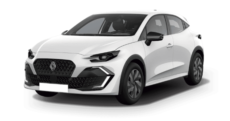 Renting Particulares Renault Clio Evolution TCe 85kW Blanco Glaciar, Gris Pizarra
