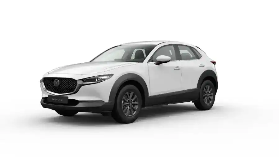 Renting Particulares Mazda CX-30 2.5 e-Skyactiv G MHEV MT Prime-Line Blanco, Soul Red Crystal