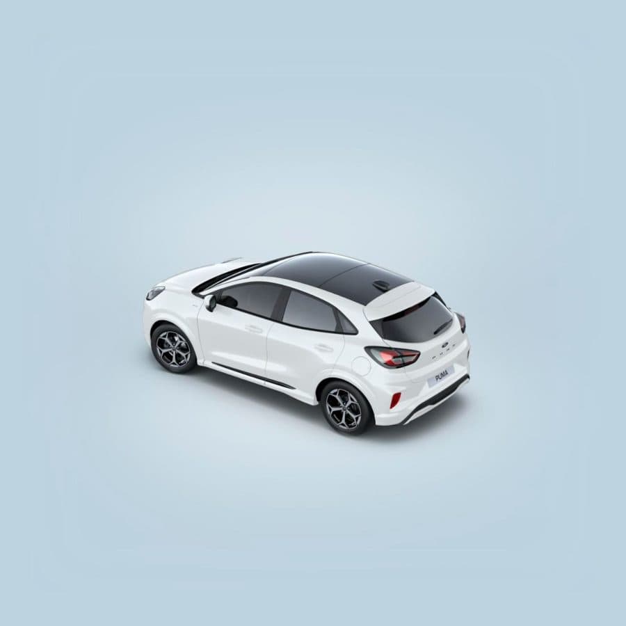 Renting Particulares Ford Puma 1.0 EcoBoost MHEV ST-Line Blanco, Gris Cactus