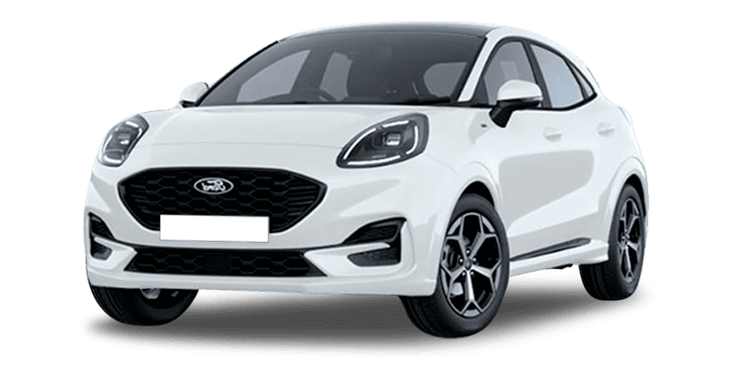 Renting Particulares Ford Puma-1.0 EcoBoost MHEV ST-Line Blanco, Gris Cactus