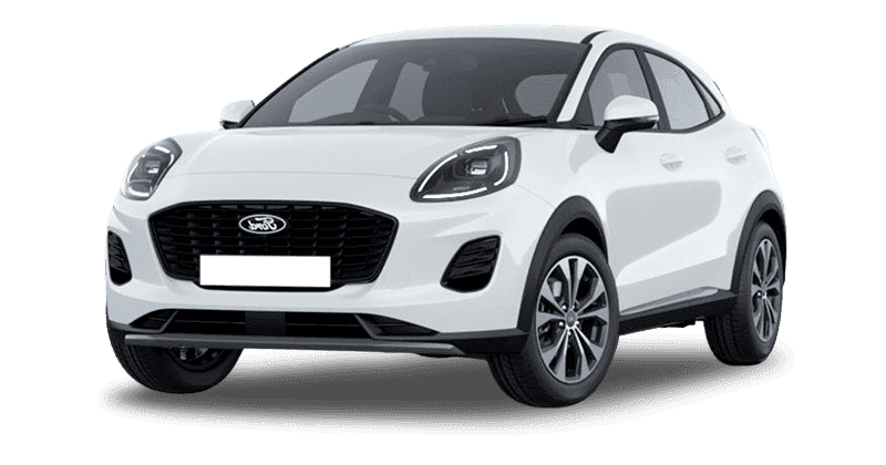 Renting Particulares Ford Puma EcoBoost MHEV Titanium Blanco, Gris Cactus