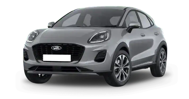 Renting Particulares Ford Puma 1.0 EcoBoost MHEV Titanium Plata Solar, Gris Cactus, Blanco Frozen, Negro Agate