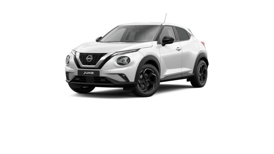 Renting Particulares Nissan Juke 1.0 DIG-T Acenta Sapporo White, Blanco Perlado
