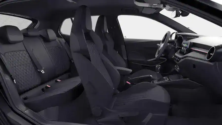 Renting Particulares Skoda Fabia 1.5 TSI DSG Plus Negro Magico Efecto Perla, Blanco Candy