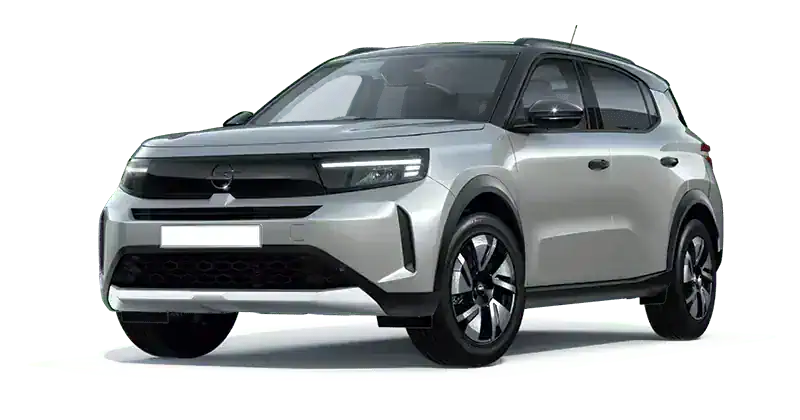 Renting Particulares Opel Frontera-1.2T XHT Hybrid eDCT6 107kW Ultimate Kristall Silver, Arktis White