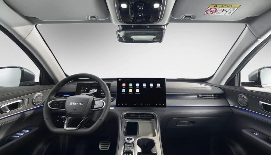 Renting Particulares Ebro S800 1.5 TGDI PHEV Luxury E-CVT Blanco Khaki, Gris Bambu