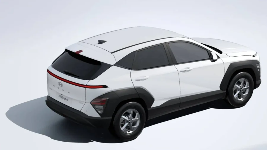 Renting Particulares Hyundai Kona HEV 1.6 GDi DT Maxx Atlas White, Ecotronic Gray