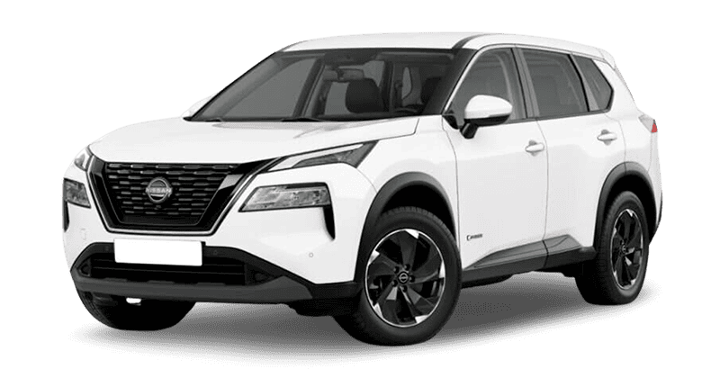 Renting Particulares Nissan X-Trail-e-Power 4×4 5 Plazas auto. Acenta Yuki White