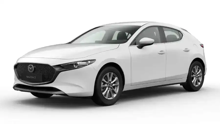 Renting Particulares Mazda 3 e-SKYACTIV Automático Prime-Line Arctic White