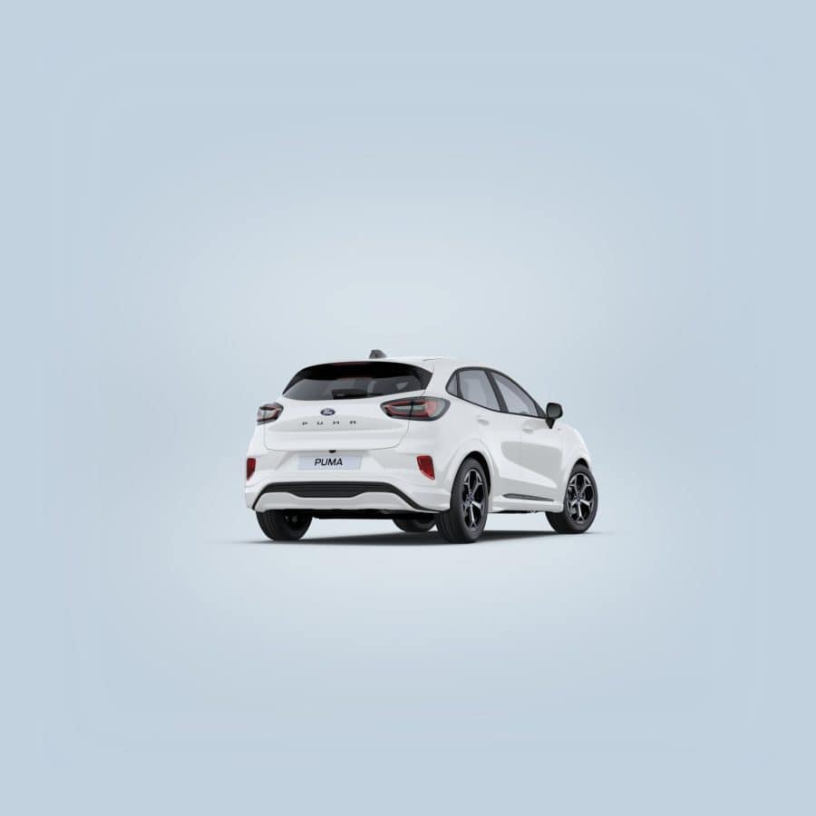 Renting Particulares Ford Puma 1.0 EcoBoost MHEV ST-Line Blanco, Azul Digital Aqua, Gris Cactus