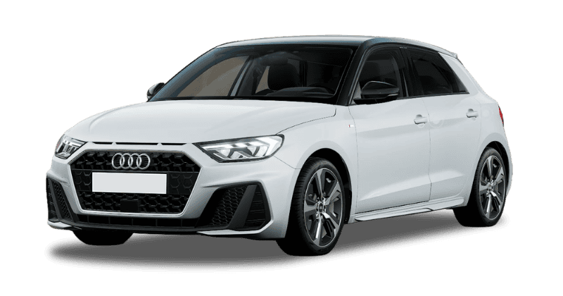 Renting Particulares Audi A1 Sportback-30 TFSI S tronic Adrenalin Blanco / Techo Negro, Azul Navarra / Techo Negro, Rojo / Techo Negro