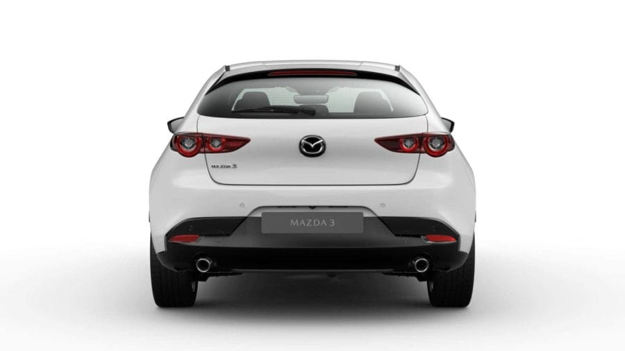 Renting Particulares Mazda 3 2.5L e-SYACTIV G MHEV 6AT CENTRE-LINE Artic White, Soul Red Crystal