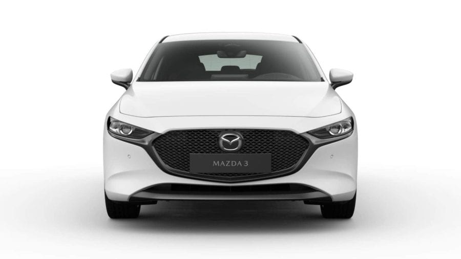 Renting Particulares Mazda 3 2.5L e-SYACTIV G MHEV 6AT CENTRE-LINE Artic White, Soul Red Crystal