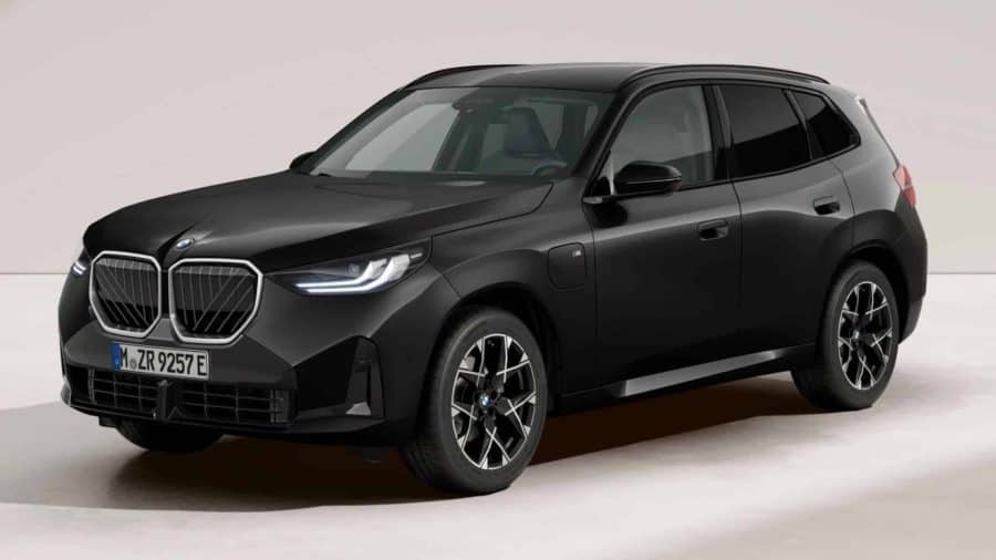 Renting Particulares BMW X3 30e xDrive M Sport Black Sapphire, Arctic Race Blue