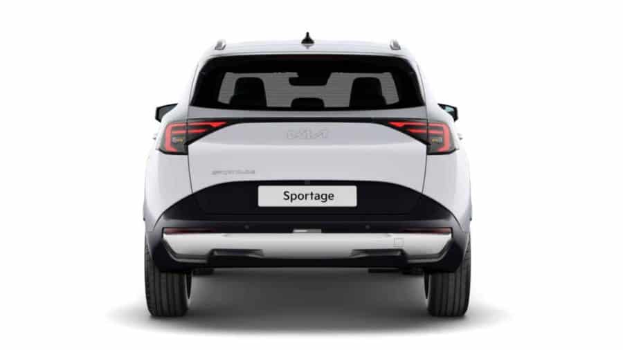 Renting Particulares Kia Sportage 1.6 T-GDi HEV Drive 4×2 Deluxe White, Lunar Silver, Dark Penta Metal