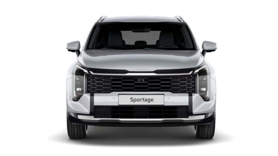 Renting Particulares Kia Sportage 1.6 T-GDi HEV Drive 4×2 Deluxe White, Lunar Silver, Dark Penta Metal