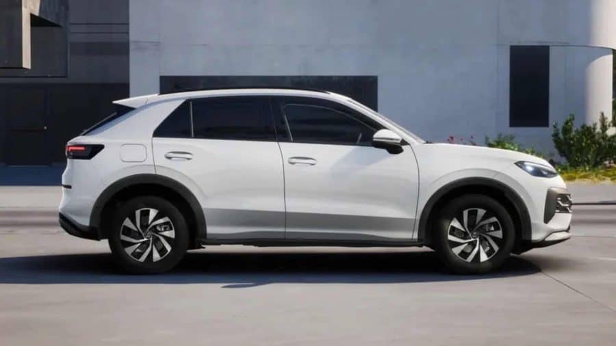 Renting Particulares Volkswagen T-Roc MATCH 1.5 eTSI 85kW DSG Blanco Punto, Gris Lobo