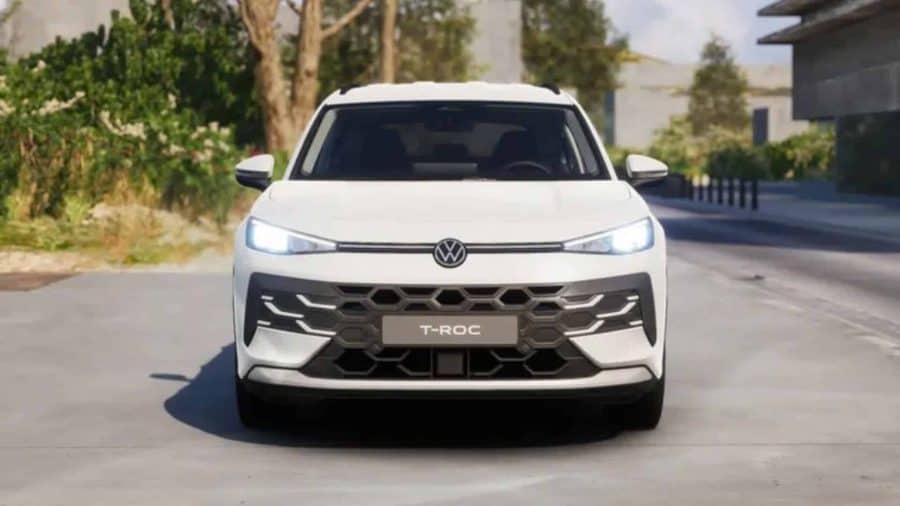 Renting Particulares Volkswagen T-Roc MATCH 1.5 eTSI 85kW DSG Blanco Punto, Gris Lobo