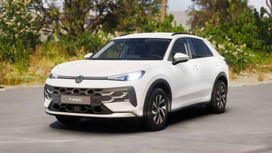 Renting Particulares Volkswagen T-Roc MATCH 1.5 eTSI 85kW DSG Blanco Punto, Gris Lobo