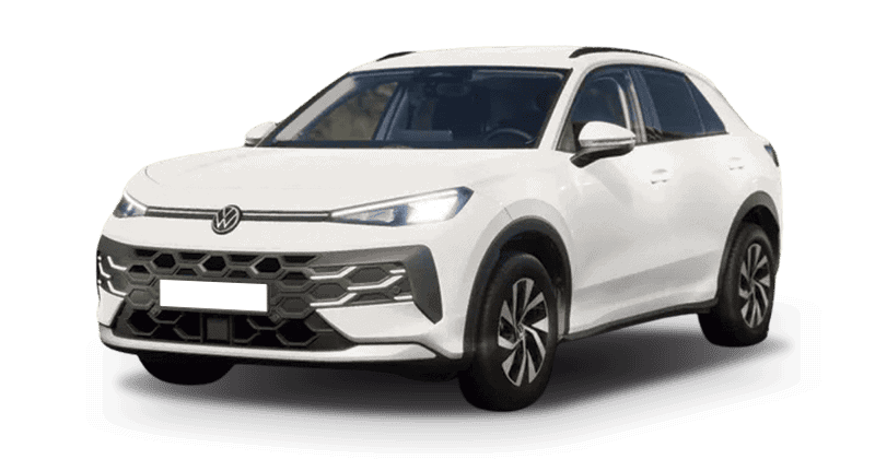 Renting Particulares Volkswagen T-Roc MATCH 1.5 eTSI 85kW DSG Blanco Punto, Gris Lobo