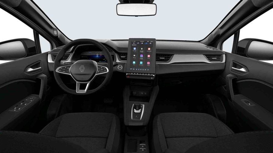 Renting Particulares Renault Captur evolut TCe 103kW EDC mild hyb. Blanco Nacarado, Gris Casiopea