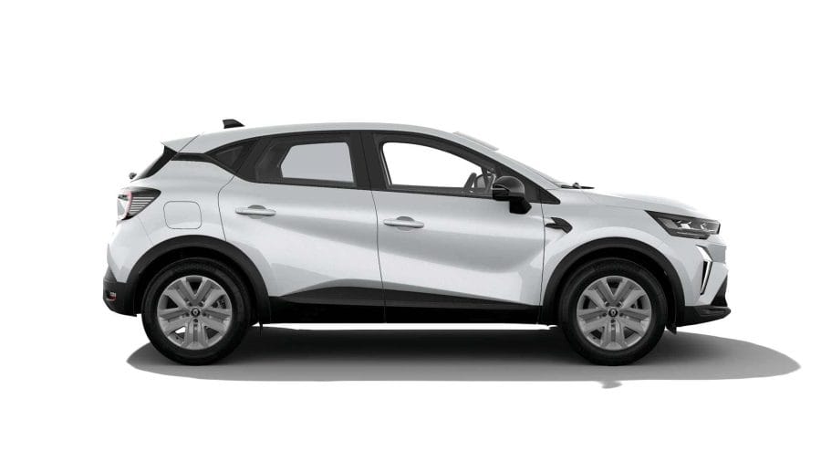 Renting Particulares Renault Captur evolut TCe 103kW EDC mild hyb. Blanco Nacarado, Gris Casiopea