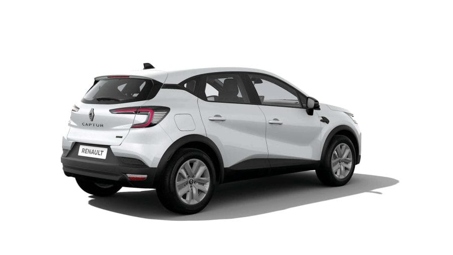 Renting Particulares Renault Captur evolut TCe 103kW EDC mild hyb. Blanco Nacarado, Gris Casiopea