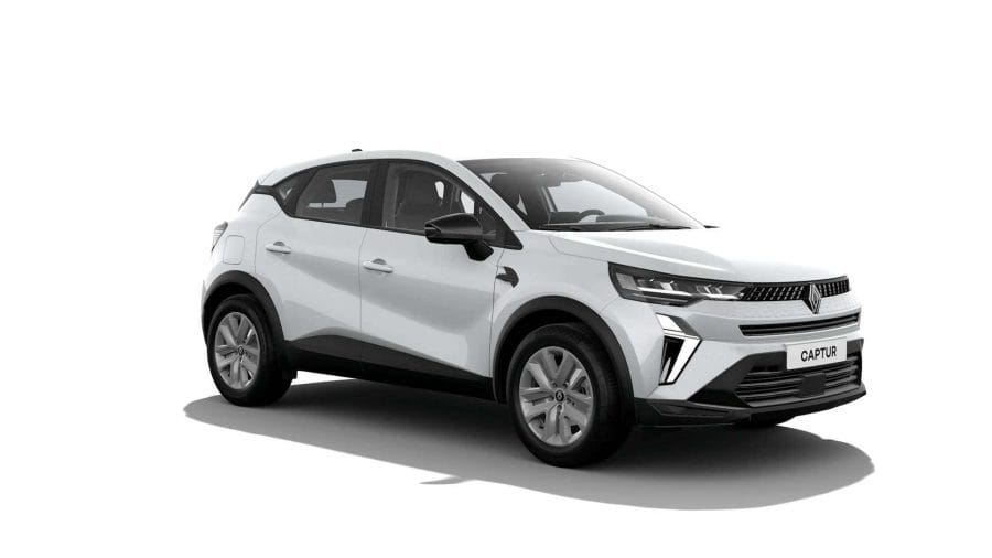 Renting Particulares Renault Captur evolut TCe 103kW EDC mild hyb. Blanco Nacarado, Gris Casiopea