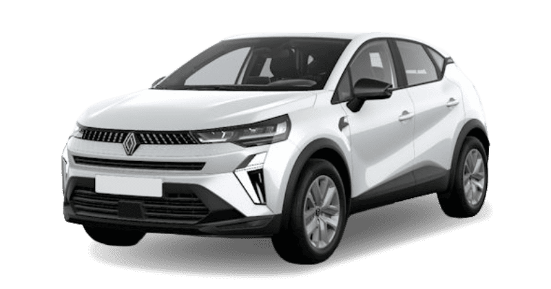 Renting Particulares Renault Captur-evolut TCe 103kW EDC mild hyb. Blanco Nacarado, Gris Casiopea